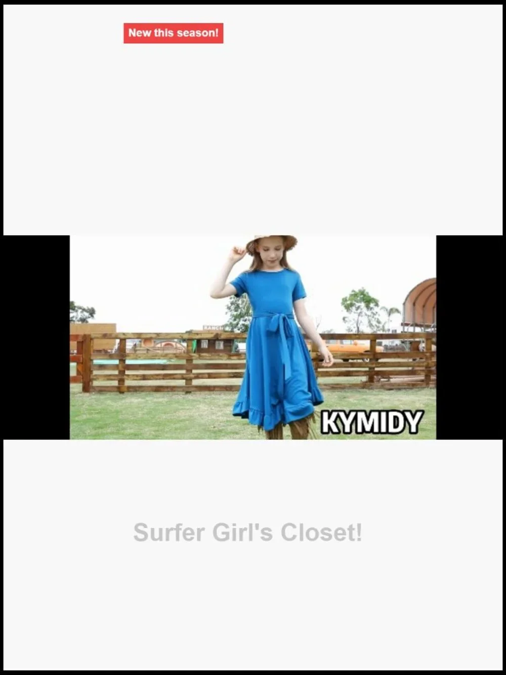 Girls Short Sleeve Swing Dress with Pockets and Belt